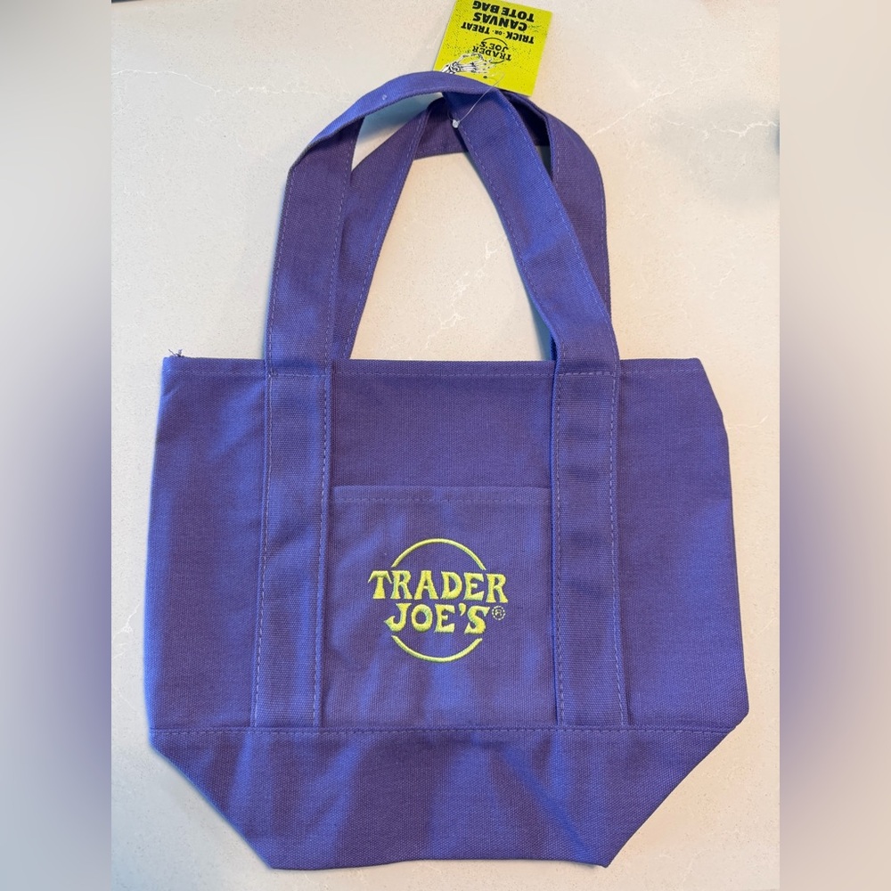 Trader Joe's Purple Tote Bag